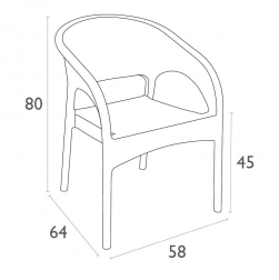 Кресло пластиковое плетеное-thumbs-Фото3
