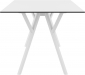 Стол пластиковый Siesta Contract Max Table 180 пластик, HPL белый Фото 6