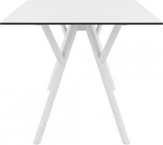 Стол пластиковый Siesta Contract Max Table 180 пластик, HPL белый Фото 6