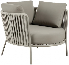 Лаунж-кресло плетеное с подушками-thumbs-Фото1