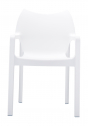 Кресло пластиковое Siesta Contract Diva стеклопластик белый Фото 5