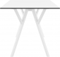 Стол пластиковый Siesta Contract Max Table 140 пластик, HPL белый Фото 7