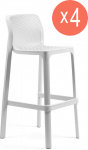 Комплект пластиковых барных стульев Net Stool Set 4