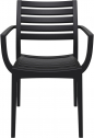Кресло пластиковое Siesta Contract Artemis стеклопластик черный Фото 10
