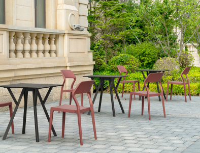 Стол пластиковый Siesta Contract Max Table 70 пластик, HPL черный Фото 10