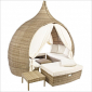 Комплект плетеной мебели с подушками Garden Relax Kaylee алюминий, искусственный ротанг бежевый Фото 4
