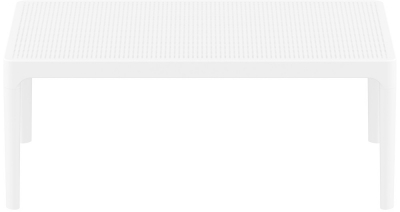 Комплект пластиковой мебели Siesta Contract Pacific Lounge стеклопластик, текстилен белый Фото 11