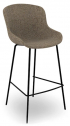 Стул барный с обивкой PAPATYA Globe-S Bar Soft сталь, ткань Фото 1