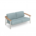 Диван двухместный с подушками EMU Twins алюминий, тик, акрил Фото 7