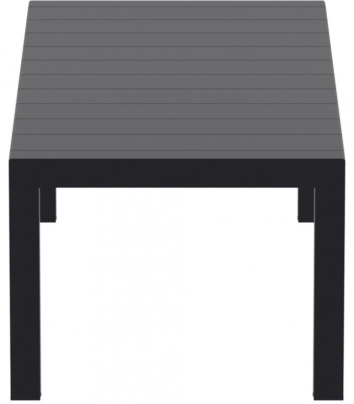 Стол пластиковый раздвижной Vegas Table Medium, черный, 1800-2200х1000х750 мм