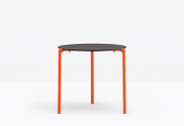 Стол обеденный PEDRALI Jump TJ3 алюминий, компакт-ламинат HPL оранжевый, черный Фото 5