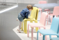 Стул пластиковый детский PEDRALI Snow Junior стеклопластик голубой Фото 19