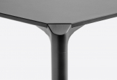 Стол обеденный PEDRALI Jump TJ4 алюминий, компакт-ламинат HPL черный Фото 5