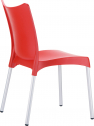 Стул пластиковый Siesta Contract Juliette алюминий, полипропилен красный Фото 7