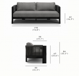 Диван двухместный с подушками-thumbs-Фото3