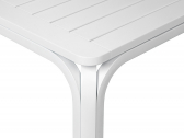 Стол пластиковый раздвижной Nardi Alloro 210 Extensible  алюминий, пластик белый Фото 11