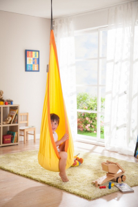 Кресло подвесное детское IM-Design Banana хлопок желтый, оранжевый Фото 2