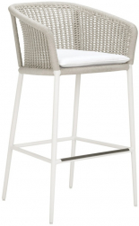 Кресло барное плетеное с подушкой-thumbs-Фото1