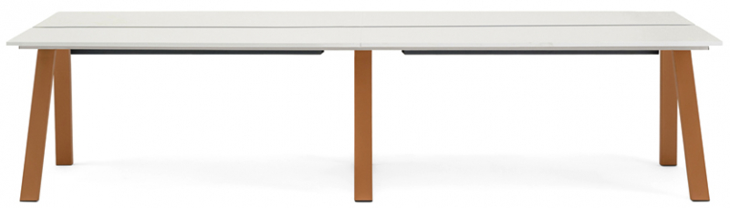 Стол ламинированный с каналом для протяжки проводов Arki-Table Desk