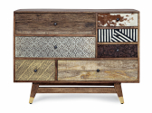Комод деревянный Garden Relax Dhaval манго, акация натуральный Фото 3