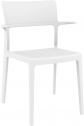 Кресло пластиковое Siesta Contract Plus стеклопластик белый Фото 1
