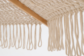 Зонт садовый плетеный Ø2.5 м Tagliamento Boho Macrame бук, хлопок натуральный Фото 6
