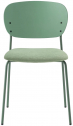 Стул с обивкой PEDRALI Jazz сталь, фанера, шпон, ткань зеленый, светло-зеленый, зеленый Фото 1