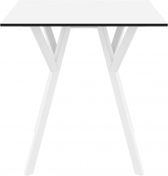 Стол пластиковый Max Table 70, белый, 700х700х740 мм