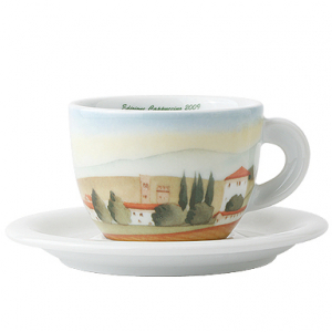 Кофейные пары для капучино Ancap Edex фарфор деколь Contrade Italiane Фото 6