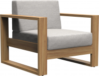 Кресло деревянное с подушками Matisse Teak