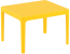 Столик пластиковый журнальный Siesta Contract Sky Side Table пластик желтый Фото 5