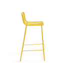 Стул металлический полубарный PEDRALI Nolita сталь желтый Фото 5