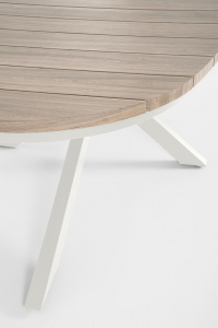 Стол металлический обеденный Garden Relax Zelmar алюминий пар Фото 4