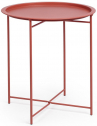 Столик металлический кофейный Garden Relax Austin сталь терракотовый Фото 1