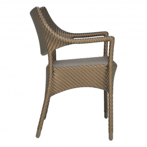 Кресло плетеное JANUS et Cie Amari алюминий, искусственный ротанг бронзовый Фото 4