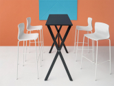 Стул пластиковый барный Gaber Slot Fill 78 металл, технополимер Фото 5
