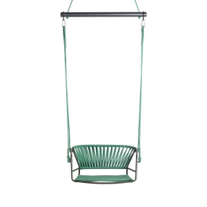 Качели плетеные Scab Design Lisa Swing сталь, морской канат антрацит, ментоловый Фото 5
