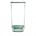 Качели плетеные Scab Design Lisa Swing сталь, морской канат антрацит, ментоловый Фото 5