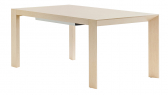 Стол шпонированный раздвижной PEDRALI Surface алюминий, шпон дуба беленый дуб Фото 1