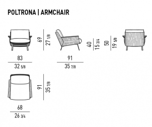 Кресло деревянное с обивкой-thumbs-Фото3
