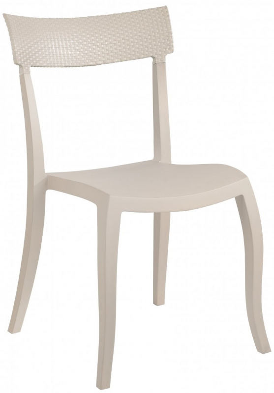 Стул пластиковый Hera-SP Rattan, тортора