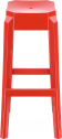 Табурет пластиковый барный Siesta Contract Fox 75 технополимер PA6 нейлон красный Фото 7
