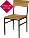 Стул деревянный Россия Сиена 1 Н дуб, сталь Фото 1