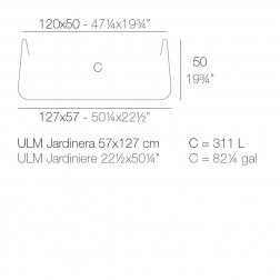 Кашпо пластиковое Ulm Simple