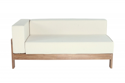Модуль угловой левый с подушкой Giardino Di Legno Saint Raphael Sx  тик, акрил Фото 4