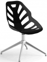 Стул офисный пластиковый Gaber Ninja L алюминий, технополимер черный Фото 1