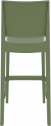 Стул пластиковый барный Siesta Contract Maya Bar 75 стеклопластик оливковый Фото 8