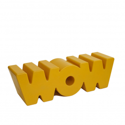 Скамья пластиковая дизайнерская Wow Standard