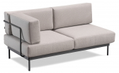 Диван металлический с правым подлокотником Gaber Solaya 6 алюминий, сталь, технополимер, ткань Фото 1