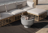 Комплект мягкой мебели SNOC Elisa алюминий, искусственный ротанг, ткань Фото 5